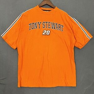 Vintage Winners Circle T-Shirt Men XL Orange Tony Stewart Home Depot Nascar Tee